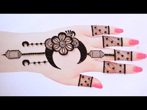 Chand Raat Henna Design For Ramzan || Ramzan Henna Design || Ramzan Mubarak mehndi design for eid