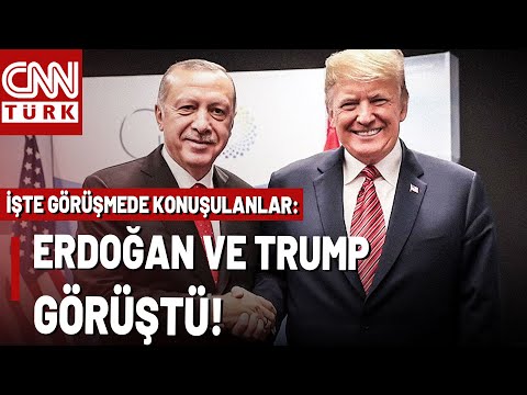 SON DAKİKA  🚨 Cumhurbaşkanı Erdoğan ve Trump Telefonda Görüştü