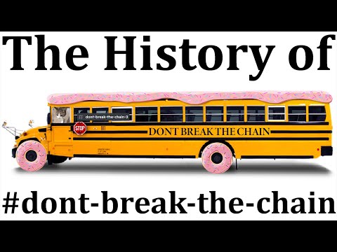 The History of #dont-break-the-chain: World Tour