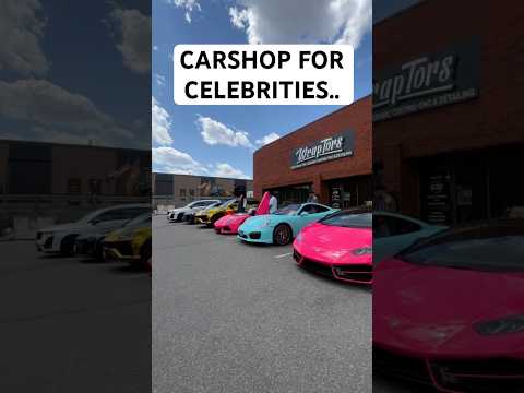 Even Justin Bieber Showed Up.. #celebrity #carwrap #wrapshop #vinyl #lamborghini #porsche #shorts