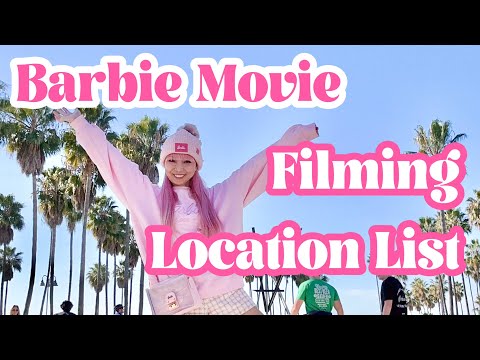 Barbie the Movie Filming Location Tour in LA!!!