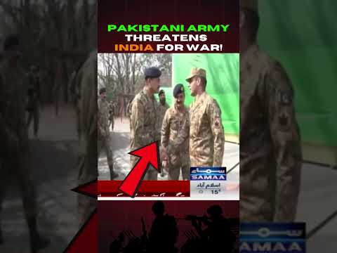 Pakistani Army threatened India with war!