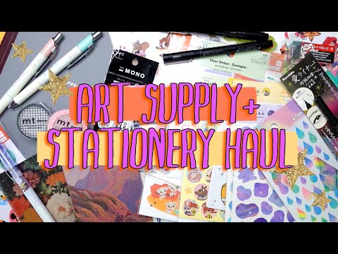 Art Supply & Stationery Haul (Jet Pens & Daiso)