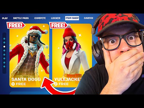 NEW 4 FREE SKINS in FORTNITE!