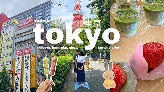 JAPAN VLOG 🍡 my first time in tokyo, what i eat, shopping, exploring the city, shibuya crossing, etc