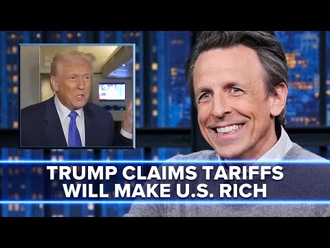 Trump Claims His Tariffs Will Make Americans "So Rich"