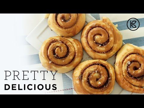 Cinnamon Rolls with a Brown Sugar Glaze | Pretty Delicious