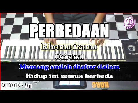 PERBEDAAN Karaoke Dangdut - Rhoma irama | Korg Pa3x (Chord&Lirik) Nada Cowok