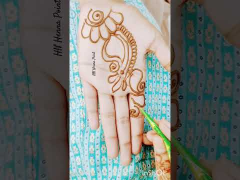 🌿🥀New stylish arabic mehndi design for✋💕|Simple & easy|#shorts #youtube #short