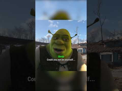 Shrek confronts Preston Garvey