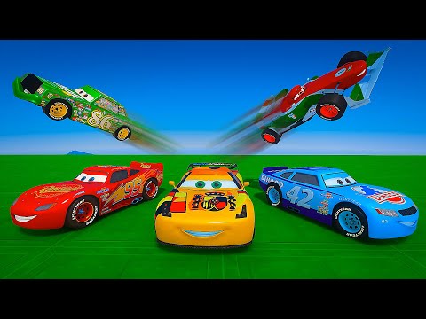 Challenge Pixar Cars McQueen and Friends Francesco Bernoulli Cal Weathers Miguel Camino Chick Hicks