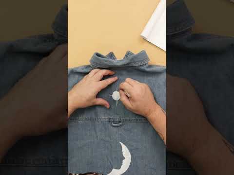 DIY painted denim jacket