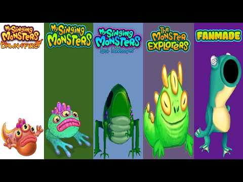 Dawn Of Fire, My Singing Monsters, Lost Landscapes, Monster Explorers, Fanmade Redesign Comparisons