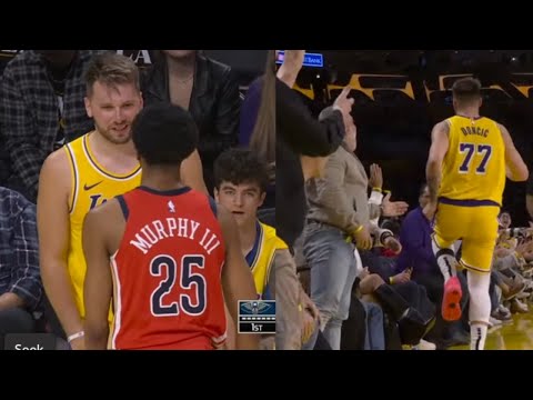 Luka Doncic TEACHES Trey Murphy a lesson for Trash Talking & DANCES after hot from 3!