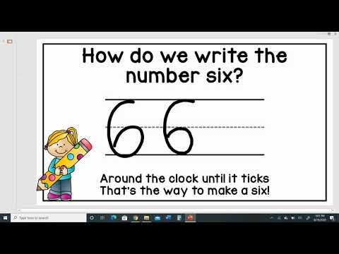 How To Write the Number 6