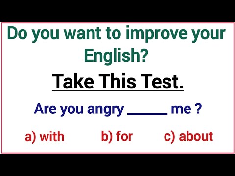 Do you want to improve your English? Take this English Grammar Test ✍️.