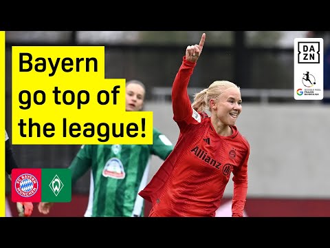 HIGHLIGHTS | FC Bayern München vs SV Werder Bremen (Frauen Bundesliga 2024-25 Matchday 15)