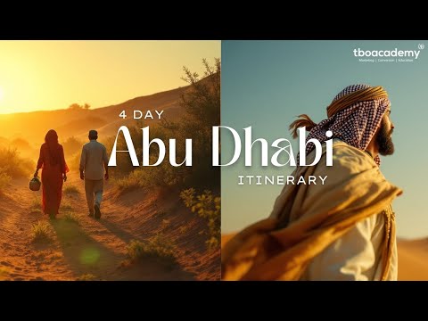 4 Day Abu Dhabi Itinerary in 4 minutes by TBO | What to See, Do & Eat!