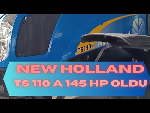 New Holland TS110 A Güç Artışı 145 HP New Holland Traktör Performance