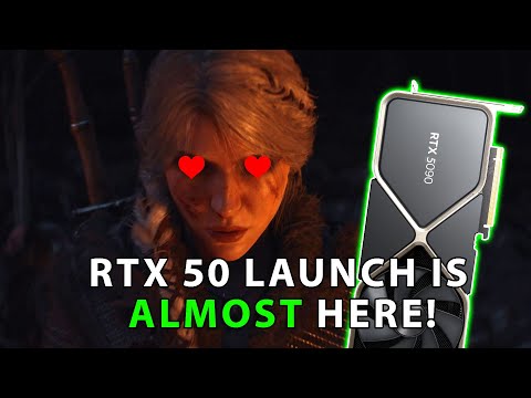 RTX 50 Is ALMOST HERE! Witcher 4 & Nvidia Teases Blackwell