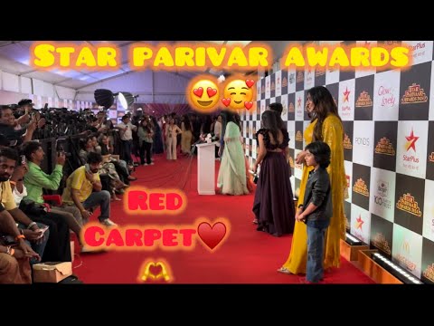 Star parivar awards night😍🥰🔱 red carpet karun and Nitya 🥰😍🫶 yeh hai chahatein 🔱🕉️ #starplus