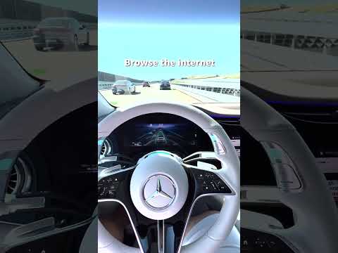 Mercedes' Drive Pilot Lets You Play Games While Driving