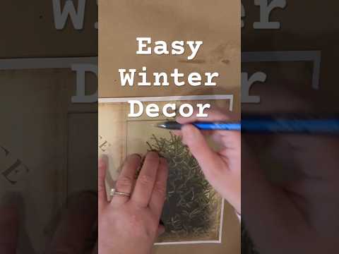 Winter DIY #wintercrafts  #winterdiy  #winterdecor  #cozy #hygge #winterdecoration #budgetdecor #diy