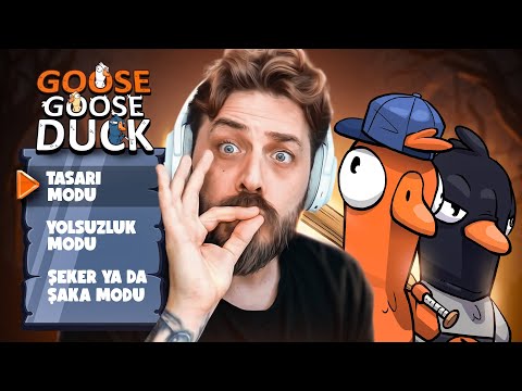 İLGİNÇ OYUN MODLARINI DENEDİK! | GOOSE GOOSE DUCK | BÖLÜM 10 |