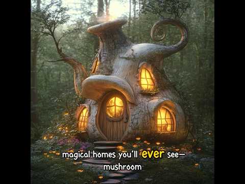 Step into the magical Fantasy Forest to explore whimsical mushroom homes 🌿✨ #enchantedforest