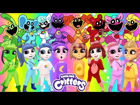 My Talking Angela'm 2 😻 || SMILLING CRITTERS | Poppy Playtime 4 | New Update || Cosplay