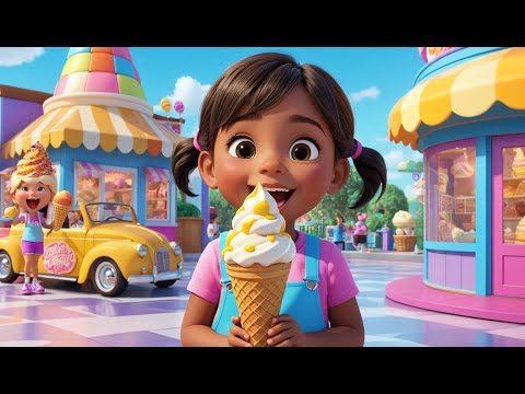 The Ice Cream Bridge Melts Away Rhyme Song | Popular Nursery Rhyme | Educational Kids Songs