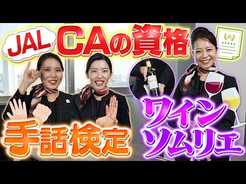 JAL CAが持っている資格って？特別なバッジがあった…【実演あり】