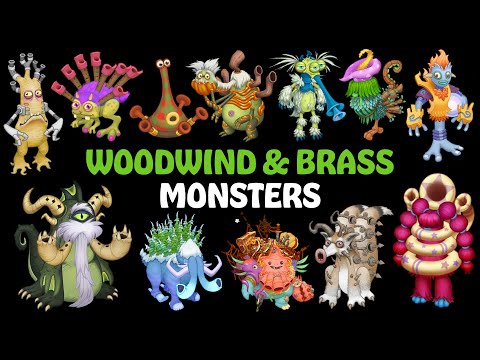 All Woodwind and Brass Family in My Singing Monsters | MSM