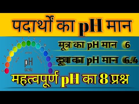 पदार्थों का pH मान# pH value of substances# pH value || sorensen pH scale#