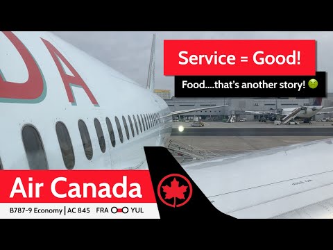 It sure ain't a Michelin Star experience! | Air Canada's Dreamliner from Frankfurt to Montreal