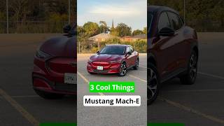 3 Cool Things 2024 Ford Mustang Mach-E Select #automobile #carreview #carbuying