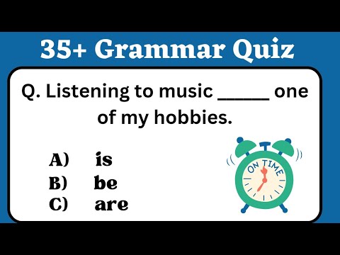 Mixed Grammar Quiz For Beginners l Test Your Grammar Knowledge l #grammarquiz #tense