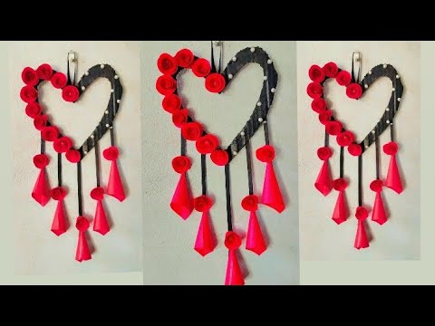 Paper Flower Wall Hanging | Easy Wall Decor Ideas |Color Paper Craft Paper Craft Easy |kalakar komal