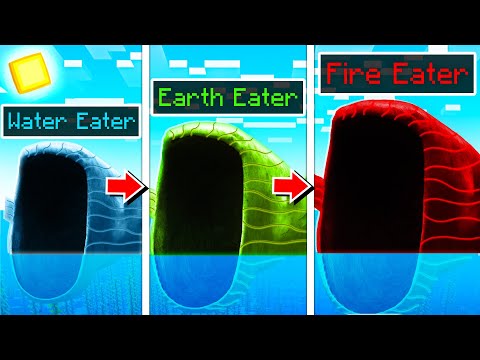 Becoming ELEMENTAL SEA EATER in Minecraft!