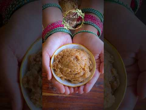 Gud/ Jaggery Kada Prasad Recipe | Aate Ka Halwa #shorts