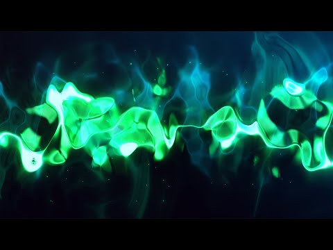 Liquid Metal Green Abstract Background video | Footage | Screensaver