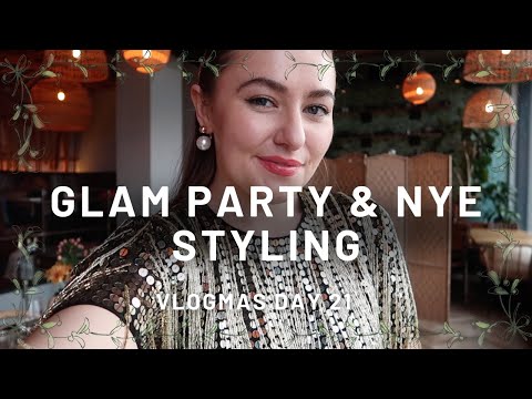 THE WORK CHRISTMAS PARTY AND NYE STYLING - VLOGMAS DAY 21 | PetiteElliee