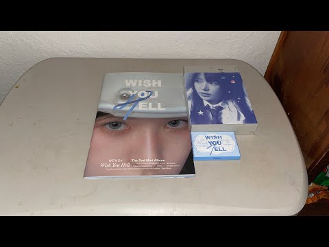 Wendy 2nd Mini Album Wish You Hell Unboxing (Photobook, Package, & QR Ver)