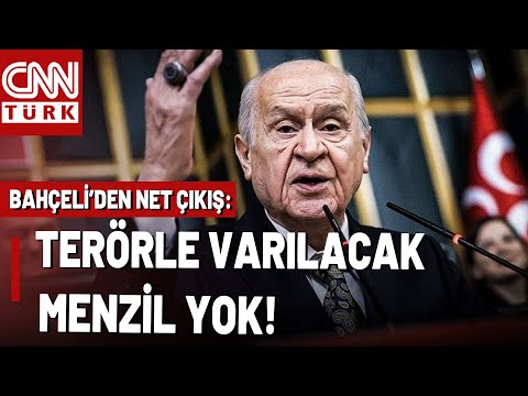 SON DAKİKA  🚨 Bahçeli'den DEM Parti Ziyareti Öncesi Açıklama: "Terörle Varılacak Bir Menzil Yok"