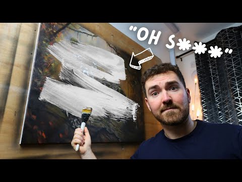 Acrylic Painting, Correcting Mistakes and a Very Special Delivery!