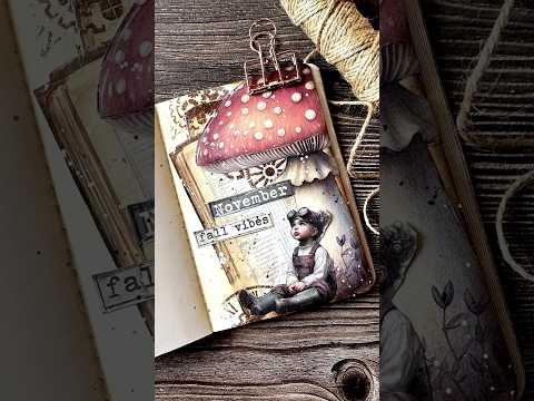 mini art journal - fall vibes #artjournal #asmr