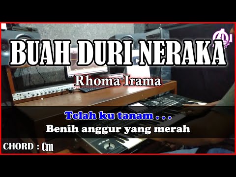 BUAH DURI NERAKA Karaoke - Rhoma irama | Korg Pa3x (Chord&Lirik)