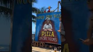 Count your MONEY when in a foreign place. Wood fire pizza on the beach!! #vietnam #danang #eats