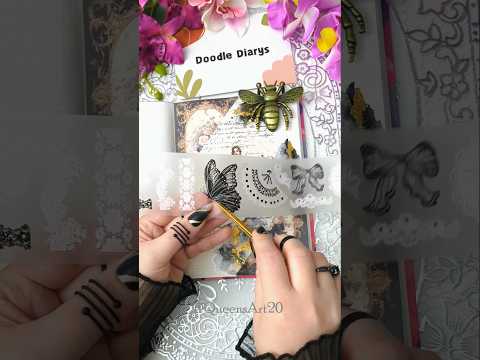 ASMR | Creative Journal | journal with me!#journal #asmr #scrapbook #art  #fun