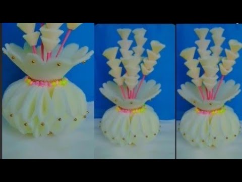 फोम शीट से बनाए सानदार गुलदस्ता | Making Flowerpot With Foam sheet | guldasta bnane ka trika